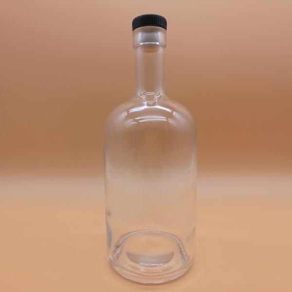 Electronical Custom Vodka Highly OEM/ODM 750ml Whisky Glass Bottle with Screw Cap