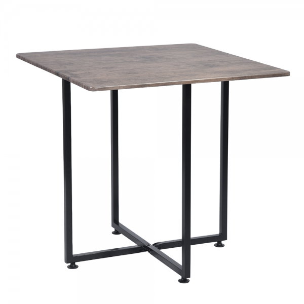 Black Oak Dining Room Set Wooden Table And Chairs For Bar Kitchen