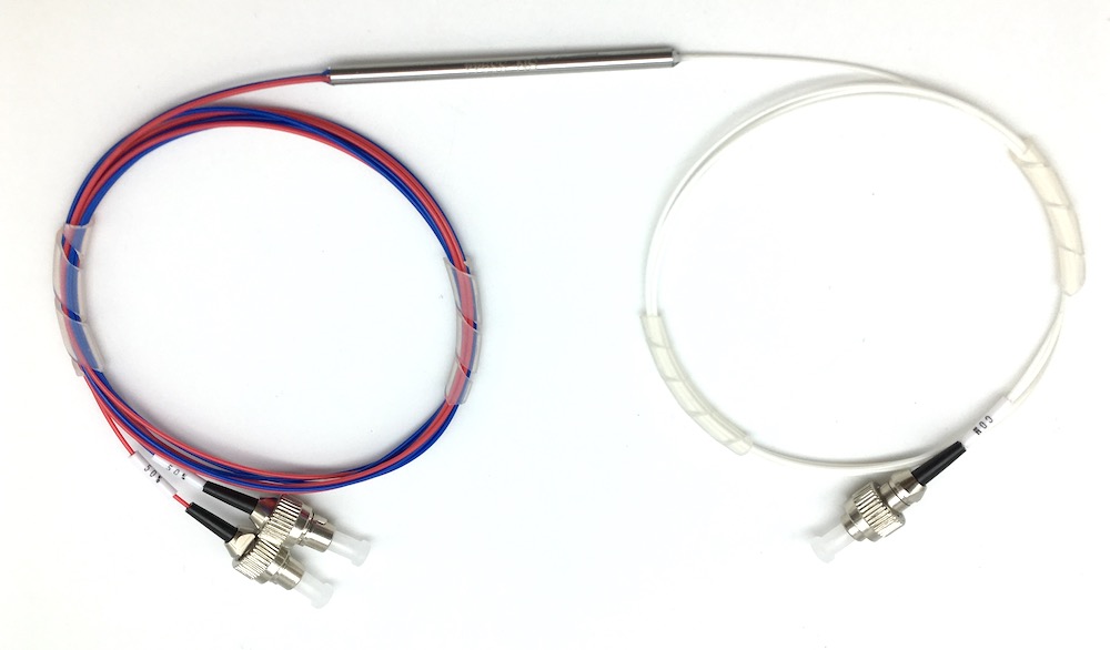 Splitter 1x2 волокна одиночного режима муфты оптического волокна 1550nm FBT