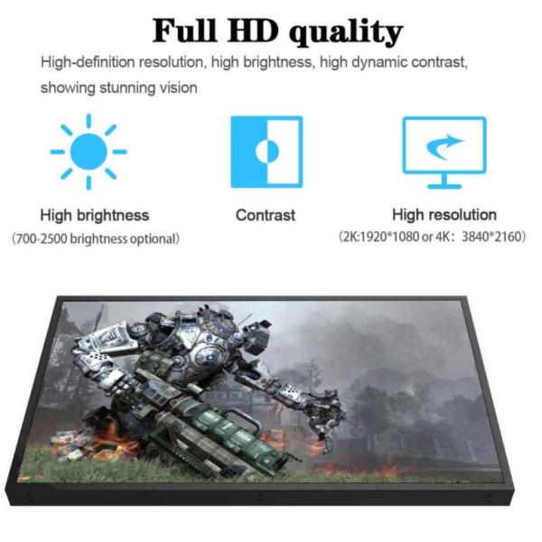 Outdoor Digital Signage Display Sunlight Readable 1000 2000 3000nits Advertising Players