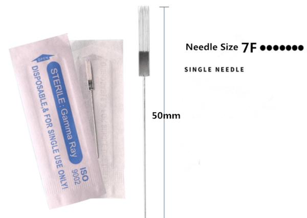 Traditional Tattoo Needle Sets Size 7F Independent Package For Permanent Makeup