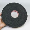 Strong Adhesion EVA Black Sponge Foam Rubber Tape Anti-Collision Seal Strip 1/2/3/5mm for Packaging and Speaker