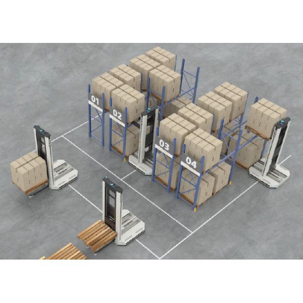 Plancher de mezzanine de 3 niveaux étirant la taille industrielle de BMW 7200mm de pièces d'auto