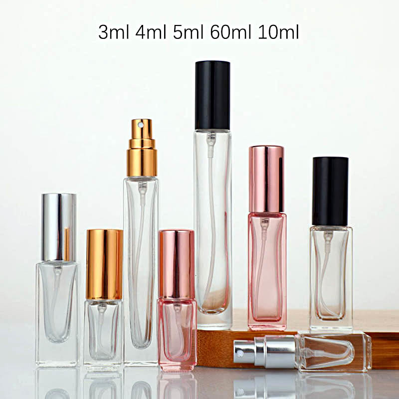 Magnet Cap Small Clear Glass Perfume Container Transparent Bottle Ideal For Perfume Oil Packaging Cell Phone 8618200982640
