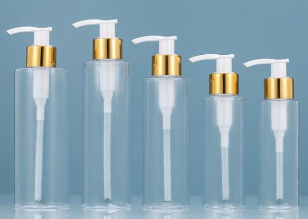 200ml White Shampoo And Conditioner Pump Bottles Cosmetic Pet Bottle Leakproof