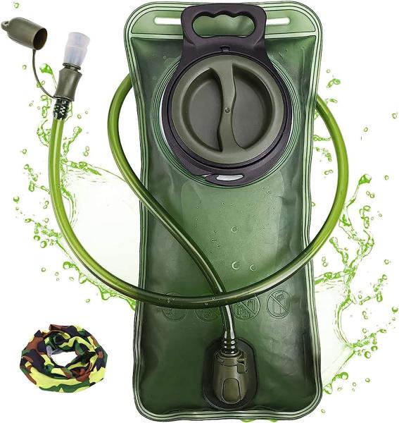 Tactical Hydration Pack Nylon, Molle Hydration Carrier Bag Water Reservoir Bag for Tactical Backpack Plate Carrier
