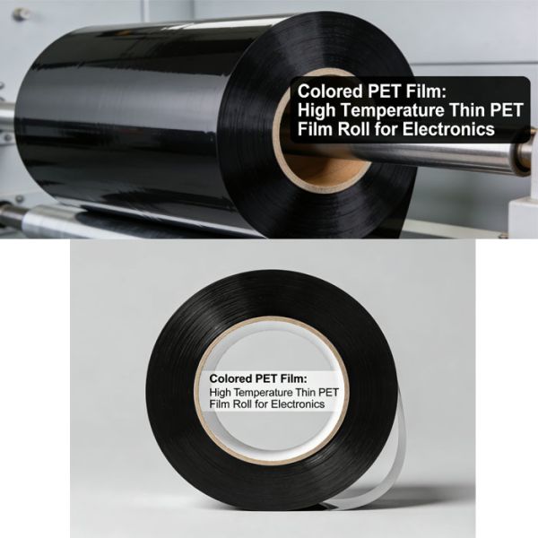 100 Micron Heat Resistant PET Film Roll with Scratch Resistance for Electronics Printing