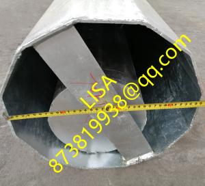 Hongxin 70FT 450MPa Dodecagonal Hot Dip Galvanized Direct Embedded Tapered Steel