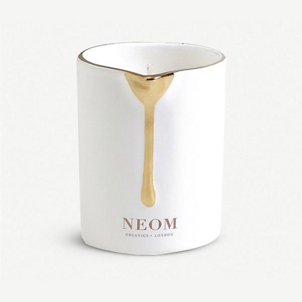 Household Wedding Candle Holder Pottery , Luxury Gold Candle Jar With Spout