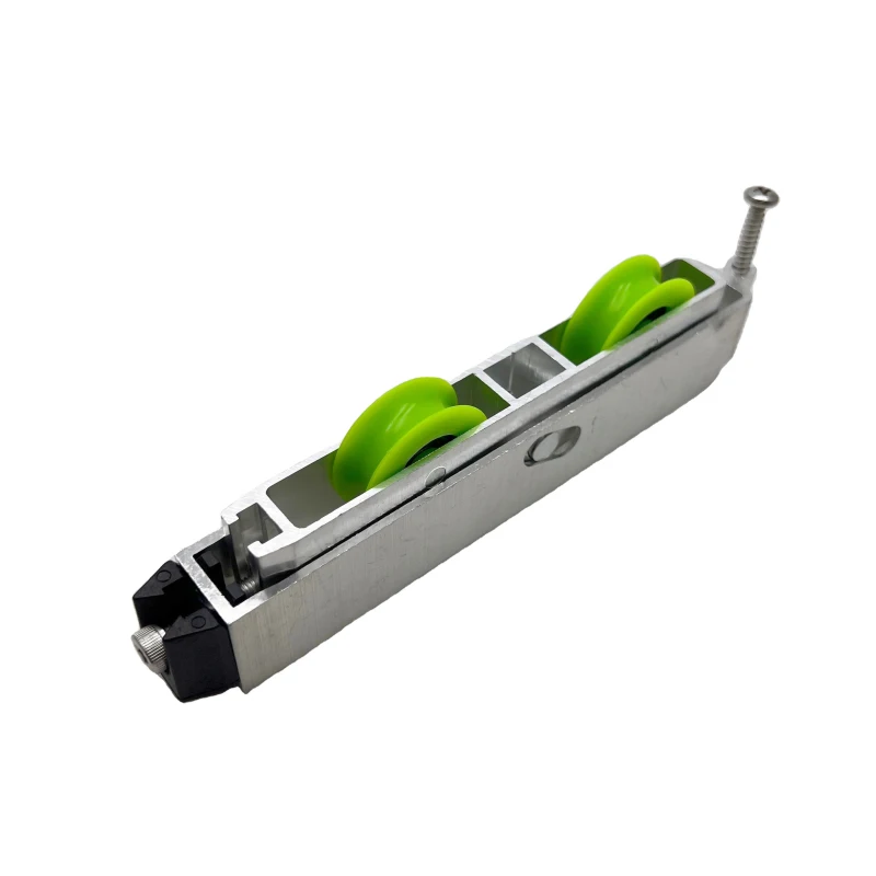 ROLDANA CONCAVA DUPLA SUPREMA Para Porta Deslizante E Janela Em Liga De Aluminio Com Ranhura Em Forma De U, Polia De Roda Unica