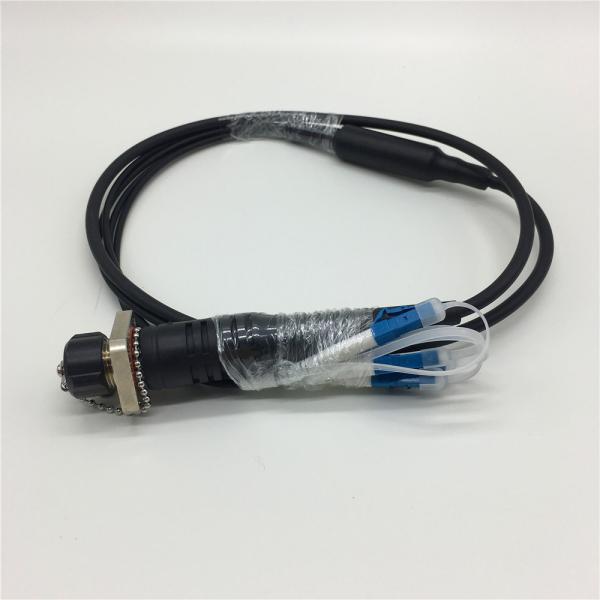 ODC to LC Fiber Patch Cord Dust Proof , 2 Core Armoured Fiber Optic patch cable Gyfjh