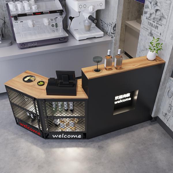 Modern Hotel Reception Desk Design with OEM ODM Accepted Front Desk Reception Counter