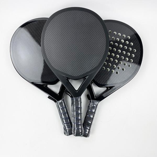 PU 3k Drop Shot Beach Tennis Racket UV Printing Beach Ball Racket