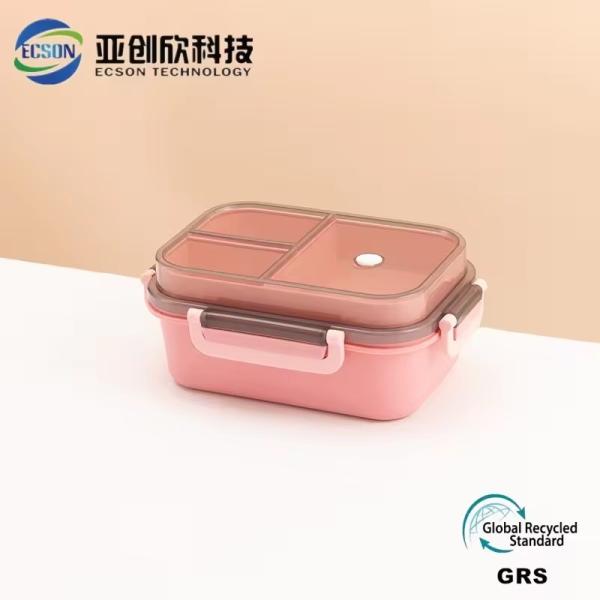 OEM Injection Molding red food PP Bento boxes