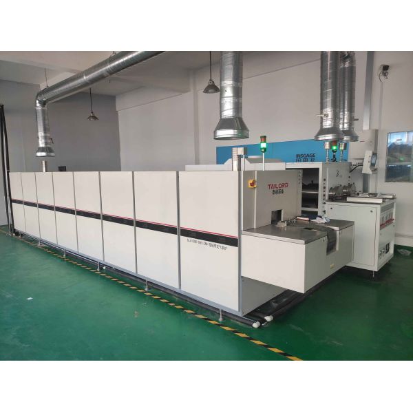 Industrial Hydrogen Continuous Hardening And Tempering Furnace Heat Treat for HTCC Brazing