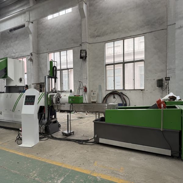 500Kg/H Capacity Plastic PE Film water ring Granulation Production Line With Pelletizer