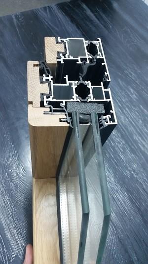 Half Circle 130cm 1.7mm Aluminium Frame Casement Window