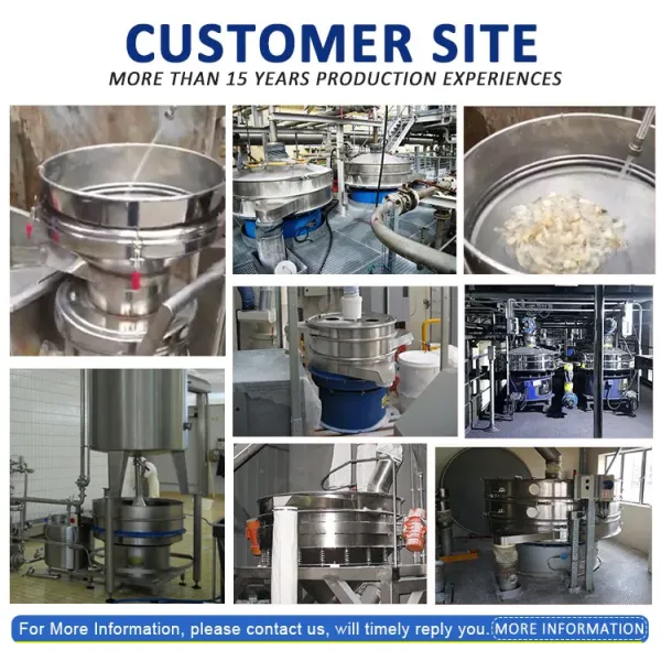 Thick Liquid Vibrating Screen Filter For Ceramic Slurry Liquid / Solid Separation