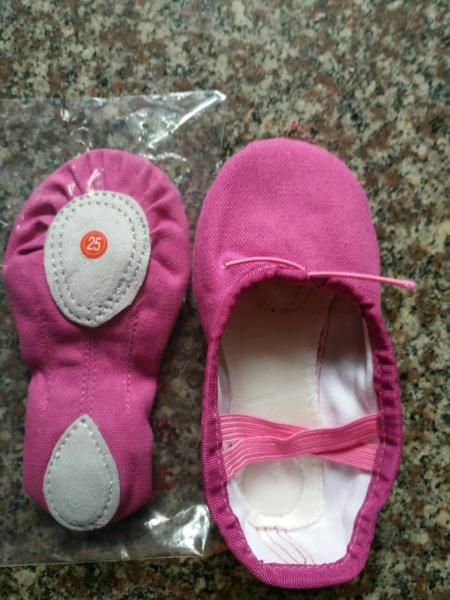 professional canvas ballet practise dance shoes for children and adult