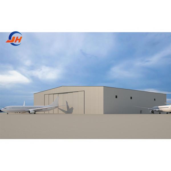 240x250 Size Welding Processing Service Hangar for Private Aircraft Steel Structure Made