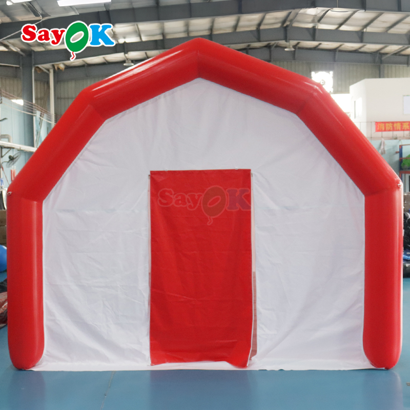 Weather-resistant Inflatable Emergency Tent with Easy Setup and 0.6mm PVC Tarpaulin for Disaster Relief