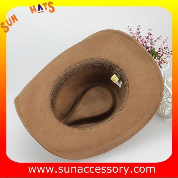 Fashion hot sale Western cowboy  or cowgirl hats for mens and womens,100% Australia wool felt camcelhats