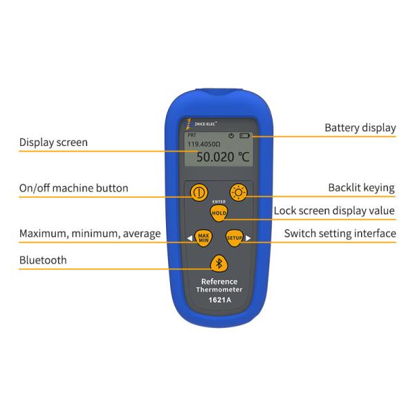LCD Digital Display Multi-function PT100 Reference Temperature Calibrator by Zhice-elec