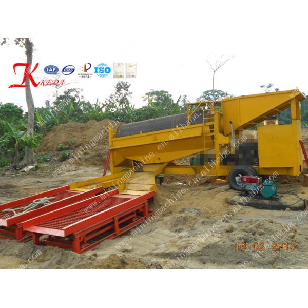 Highe Tension Steel 200TPH Solid And Gravel Washing Plant With 4 Sluice Boxes