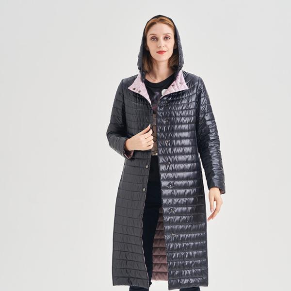 Latest Design Superior Quality FODARLLOY 2022 winter Hot sale keep warm hooded ladies overcoat