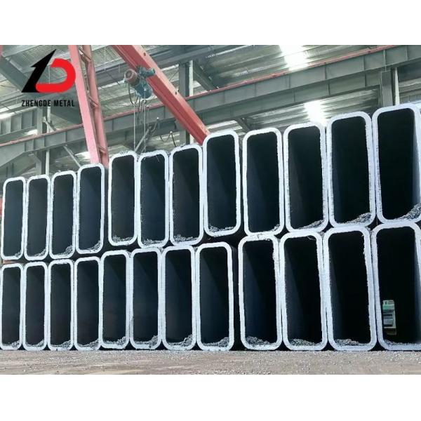 Stock Tubular 2X4 Rectangular Steel Square Tube Black Iron Black Q195 Iron Bi Pipe Rhs Tube For Building