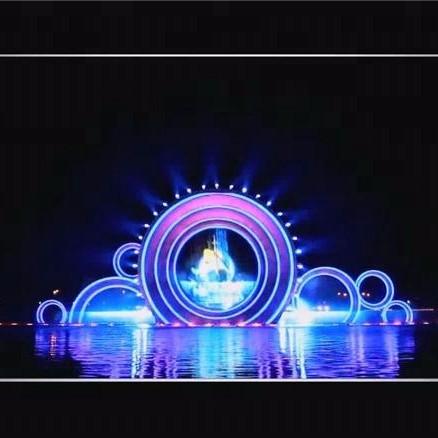 Floating Garden Musical Fountain High Spray Hotel Signal Control