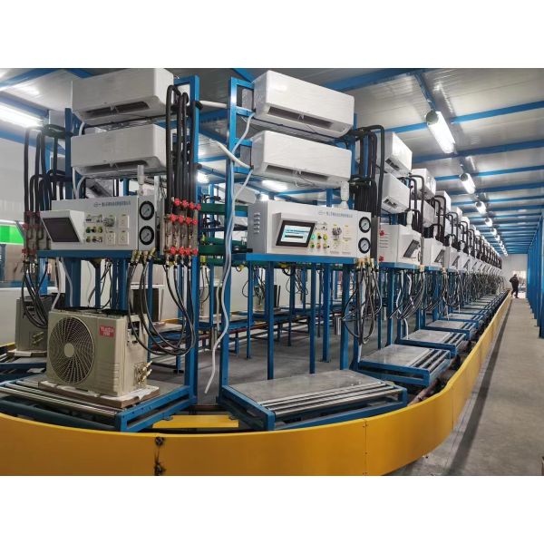 Manufacturing Plant Air Conditioner Assembly Conveyor Line with Equipment