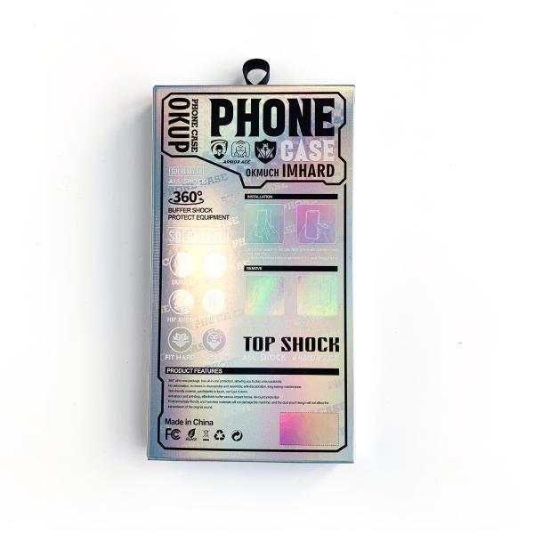 En stock Laser argent tiroir carton boîte d'emballage téléphone portable boîte de coffre avec plateau à ampoules pour iphone 16 promax