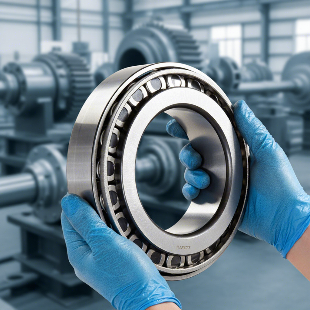 Bicycle Hub Big Dia Light Cone Roller Bearings 32210 Single Row P6 Precision Rating Conical Tapered Roller Bearings