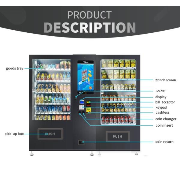 Охлаждая бутылка жары может закуска выпить умную оплату примечания монетки автомата