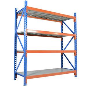 Grey 4 Levels Butterfly Commercial Metal Shelving Light Duty For Electronic Factory