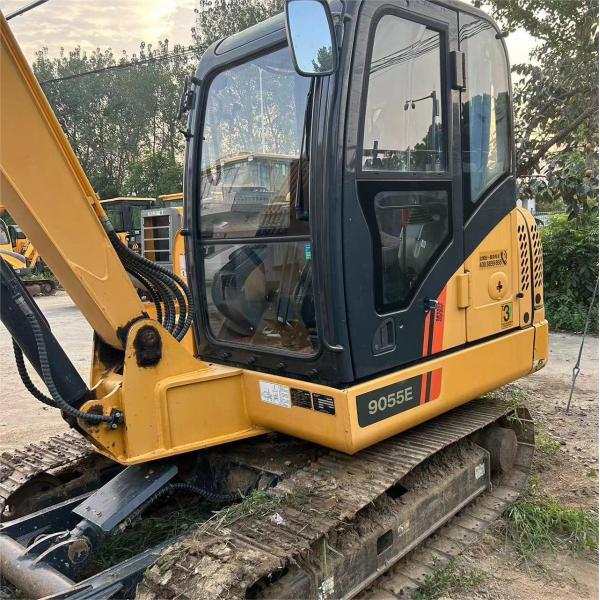 Liugong 9055E 5 Ton Used Excavators Backhoe Shovel Backdigger Petrol Powered