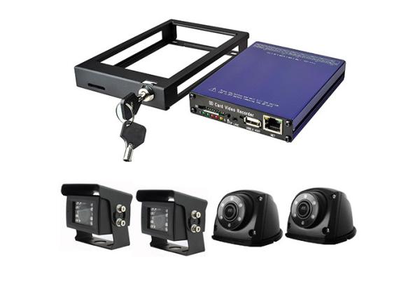 SD Card 48KHz H.265 4CH 1080P AHD Car Mobile DVR