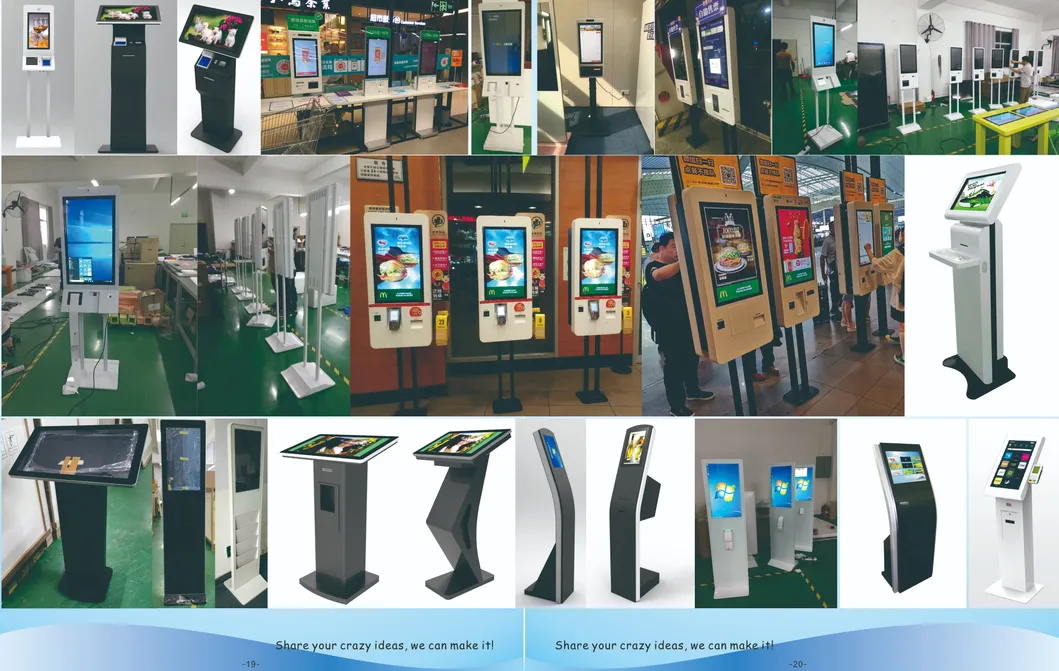 55 Inch Android Digital Signage Kiosk with 400CD/M² Brightness