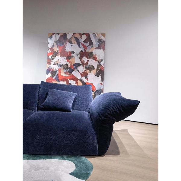 Petal Black Velvet Sofa Italian Hotel Villa Living Room Fabric Alien Sofa