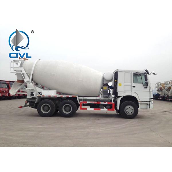 HOWO 6x4 Concrete Mixer Trucks Concrete Mixing Equipment 336hp Engine With Radial Tyre