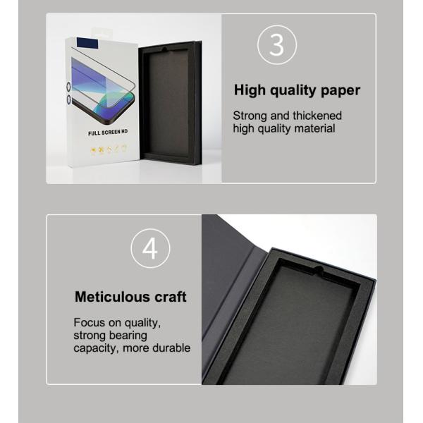Oem Rigid Cardboard Screen Protector Packaging Box Design