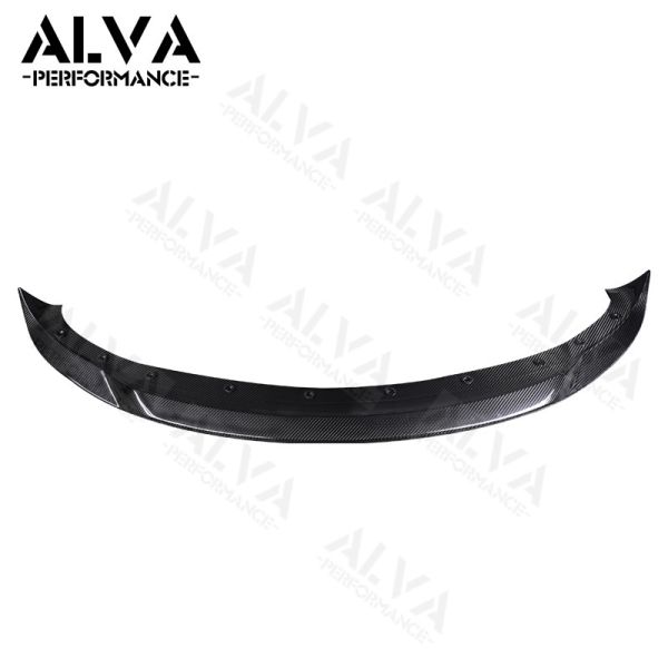 2019 Plus Fit Dry Carbon Fiber Front Lip Splitter Tesla Model 3 Aero Body Kit OEM Fit Twill Glossy No Drilling Required