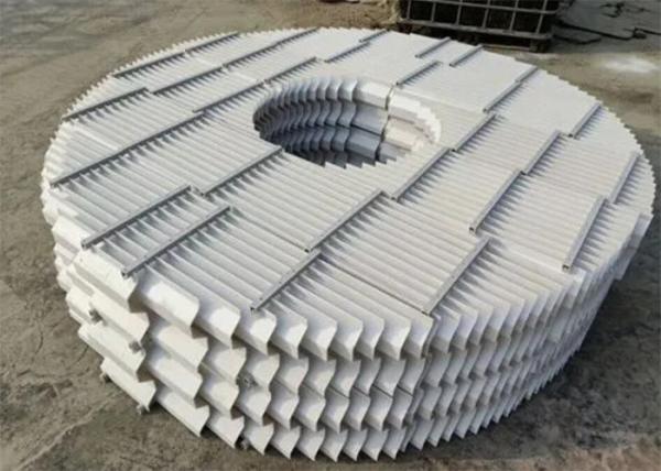 Chevron PP corrugou Vane Pack Demister Anti Corrosion para Sugar Refinery