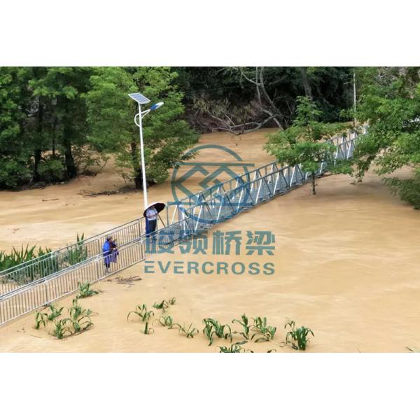 Пешеходная дорожка Стальная балки Пешеходные мосты Стальная модульная быстрая установка ODM