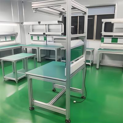 Surface de travail ESD avec tapis remplaçable pour une durabilité à long terme