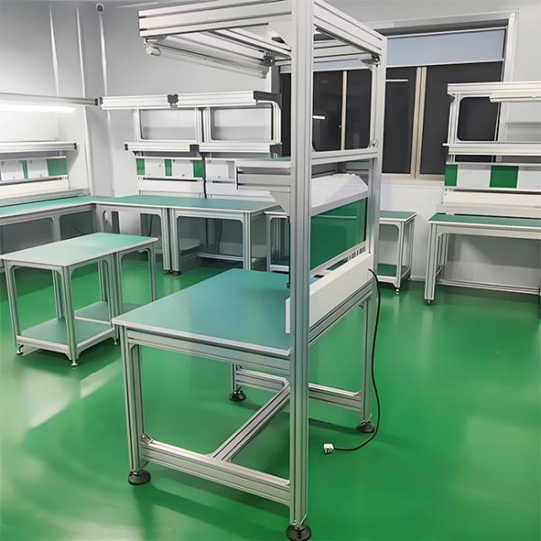 Surface de travail ESD avec tapis remplaçable pour une durabilité à long terme