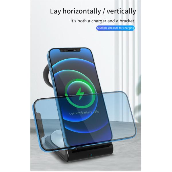 станция заряжателя Multi функции 112*70*120mm беспроводная для Airpods Pro