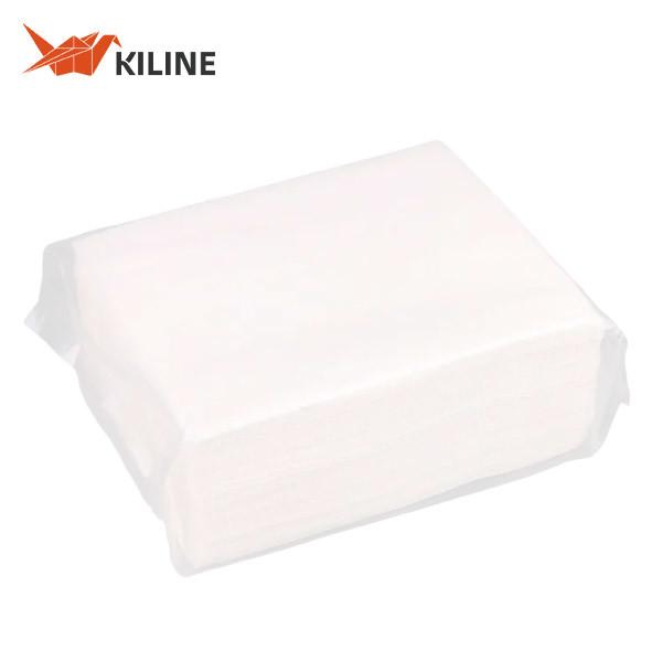 Heavy Duty Reinforced Industrial Cleaning Wipes White Color 3 Ply 54gsm