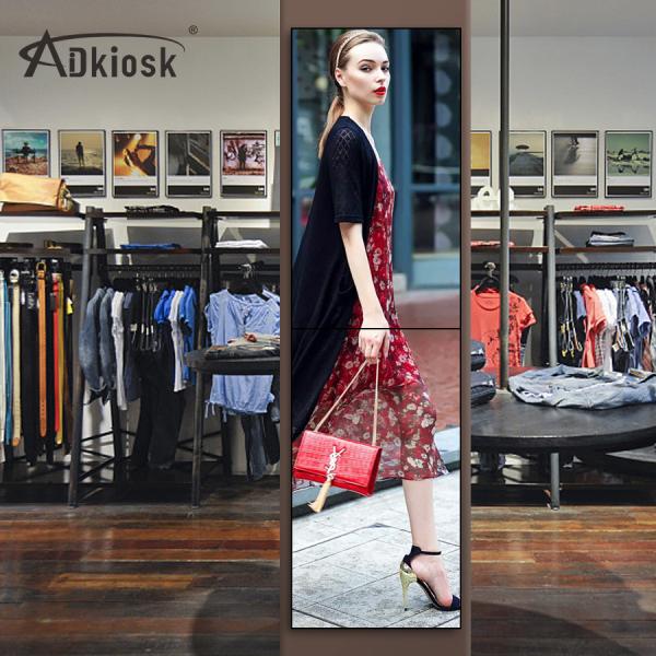 4k AC100V безшовный LCD рекламируя дисплей кронштейн 55 дюймов алюминиевый